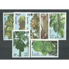 Kampuchea - Correo Yvert 681/7 ** Mnh  Flora Frutos