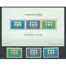 Khemere - Correo Yvert 287/9+H.26 ** Mnh