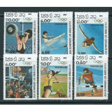 Laos - Correo 1983 Yvert 448/53 ** Mnh
