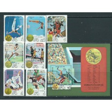 Laos - Correo 1984 Yvert 532/8+H.78 ** Mnh