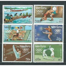 Laos - Correo 1988 Yvert 876/82 ** Mnh