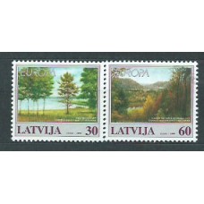 Tema Europa 1999 Letonia Yvert 464/5 ** Mnh