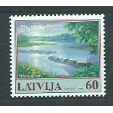 Tema Europa 2001 Letonia Yvert 514 ** Mnh