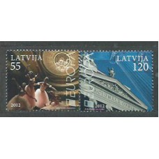 Tema Europa 2012 Letonia Yvert 808/9 ** Mnh