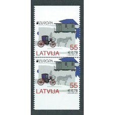 Tema Europa 2013 Letonia Yvert 835a/b ** Mnh