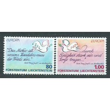 Tema Europa 1995 Liechtenstein Yvert 1044/5 ** Mnh