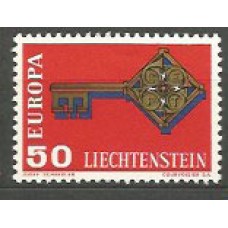 Tema Europa 1968 Liechtenstein Yvert 446 ** Mnh