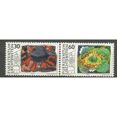 Tema Europa 1975 Liechtenstein Yvert 566/7 ** Mnh