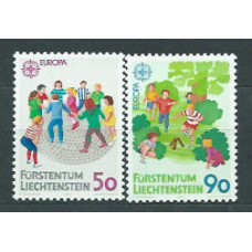 Tema Europa 1989 Liechtenstein Yvert 901/2 ** Mnh