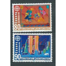 Tema Europa 1992 Liechtenstein Yvert 974/5 ** Mnh