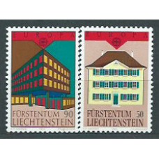 Tema Europa 1990 Liechtenstein Yvert 925/6 ** Mnh