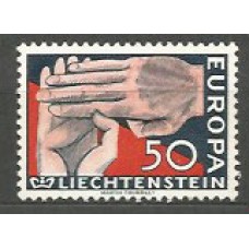Tema Europa 1962 Liechtenstein Yvert 366 ** Mnh