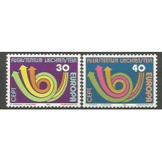 Tema Europa 1973 Liechtenstein Yvert 532/3 ** Mnh