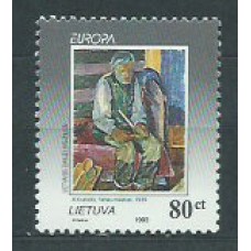 Tema Europa 1993 Lituania Yvert 476 ** Mnh
