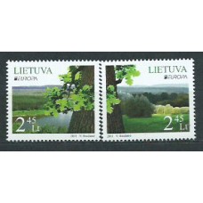 Tema Europa 2011 Lituania Yvert 924/5 ** Mnh