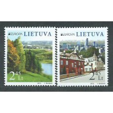 Tema Europa 2012 Lituania Yvert 962/3 ** Mnh