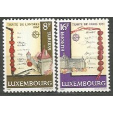 Tema Europa 1982 Luxemburgo Yvert 1002/3 ** Mnh