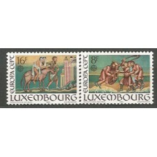 Tema Europa 1983 Luxemburgo Yvert 1024/5 ** Mnh