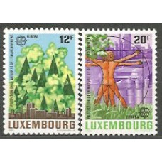 Tema Europa 1986 Luxemburgo Yvert 1101/2 ** Mnh