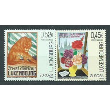 Tema Europa 2003 Luxemburgo Yvert 1557/8 ** Mnh