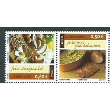 Tema Europa 2005 Luxemburgo Yvert 1621/2 ** Mnh