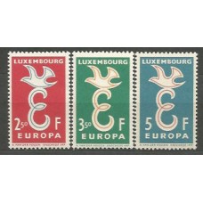 Tema Europa 1958 Luxemburgo Yvert 548/50 ** Mnh
