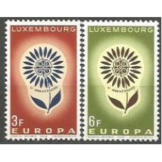 Tema Europa 1964 Luxemburgo Yvert 648/9 ** Mnh