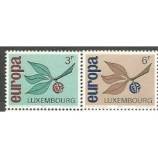 Tema Europa 1965 Luxemburgo Yvert 670/1 ** Mnh