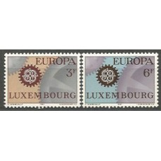 Tema Europa 1967 Luxemburgo Yvert 700/1 ** Mnh