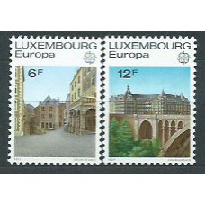 Tema Europa 1977 Luxemburgo Yvert 895/6 ** Mnh