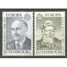 Tema Europa 1980 Luxemburgo Yvert 959/60 ** Mnh