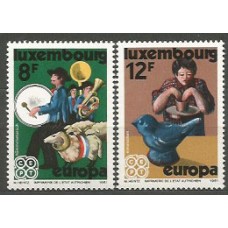 Tema Europa 1981 Luxemburgo Yvert 981/2 ** Mnh