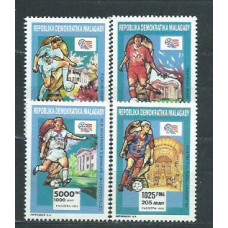 Madagascar - Correo 1992 Yvert 1082/5 ** Mnh  Deportes fútbol