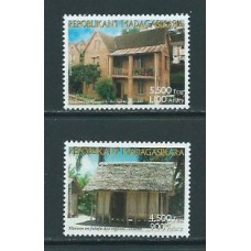 Madagascar - Correo 2003 Yvert 1849/50 ** Mnh Arquitectura