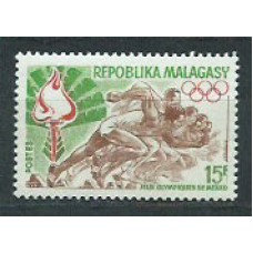 Madagascar - Correo 1969 Yvert 467 ** Mnh  Olimpiadas de Méjico