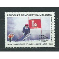 Madagascar - Correo 1980 Yvert 644 ** Mnh  Deportes esqui