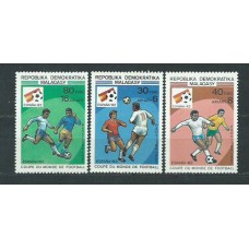 Madagascar - Correo 1982 Yvert 672/4 ** Mnh  Deportes fútbol