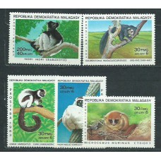 Madagascar - Correo 1983 Yvert 693/7 ** Mnh  Fauna