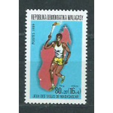 Madagascar - Correo 1989 Yvert 922 ** Mnh  Deportes