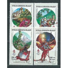 Madagascar - Correo 1990 Yvert 964/7 ** Mnh  Olimpiadas de Albertville