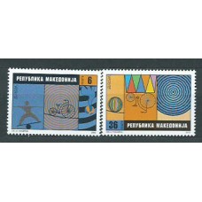 Tema Europa 2002 Macedonia Yvert 248/9 ** Mnh