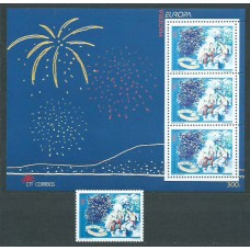 Tema Europa 1998 Madeira Yvert 199+H,17 ** Mnh