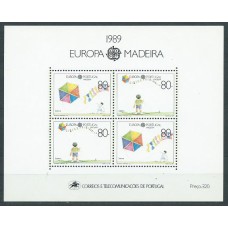 Tema Europa 1989 Madeira Yvert Hoja 10 ** Mnh