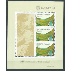 Tema Europa 1983 Madeira Yvert Hoja 4 ** Mnh