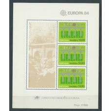 Tema Europa 1984 Madeira Yvert Hoja 5 ** Mnh