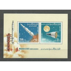 Arabia del Sur (Mahra) - lollini 3824M/9 Hoja ** Mnh Astro