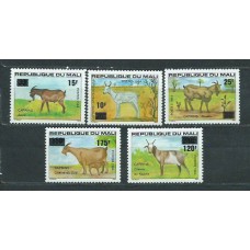 Mali - Correo Yvert 494/8 ** Mnh  Fauna