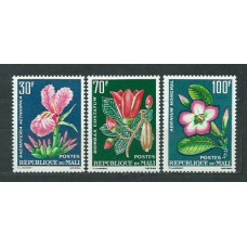 Mali - Correo Yvert 57/9 ** Mnh  Flores