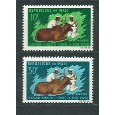 Mali - Correo Yvert 98/9 ** Mnh  Fauna