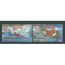 Tema Europa 2001 Malta Yvert 1140/1 ** Mnh